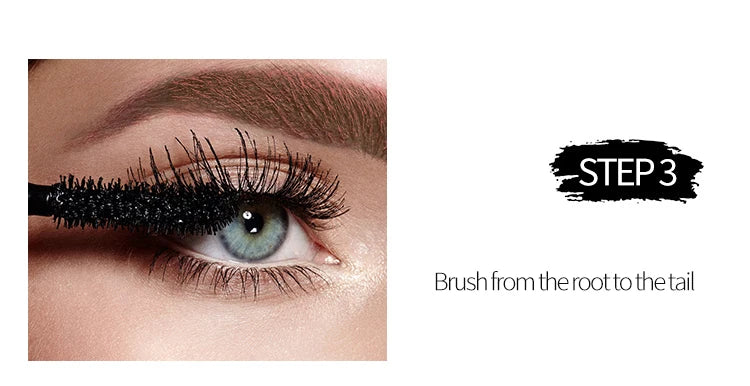 3-in-1 Eye Makeup Set - Waterproof Mascara Eyeliner Eyebrow Pencil Kit