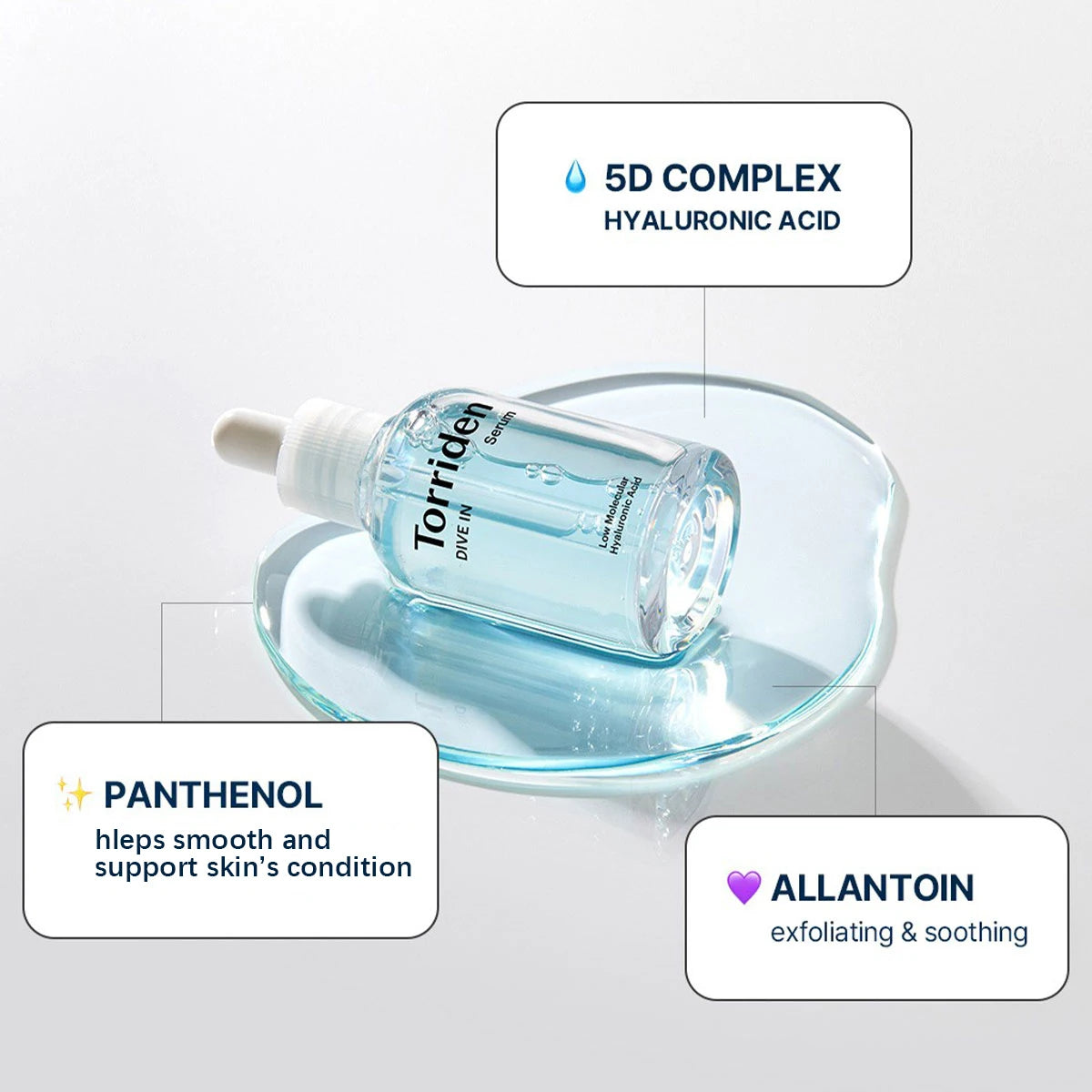 Hyaluronic Acid Serum 50ml - Hydrating Face Serum with 5 Molecular Weights