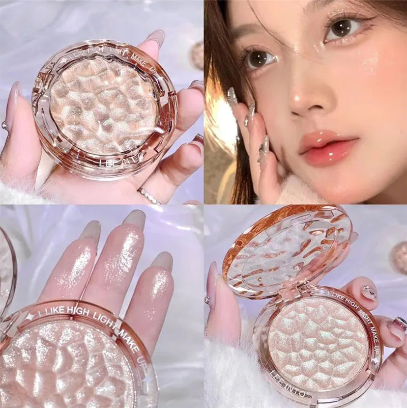 Highlighter & Contour Palette - Bronzer Shimmer Glow Powder Makeup Kit