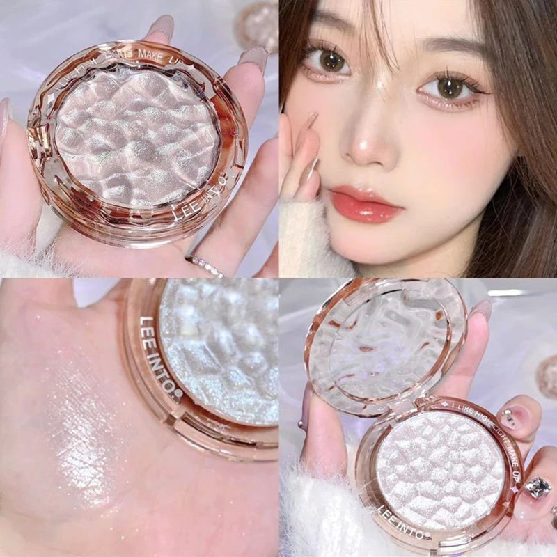 Highlighter & Contour Palette - Bronzer Shimmer Glow Powder Makeup Kit