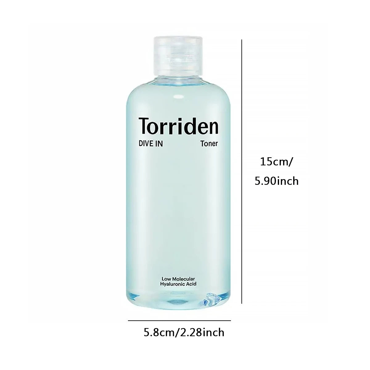 Hyaluronic Acid Toner 300ml - Hydrating Low-Molecular Face Toner with Pump