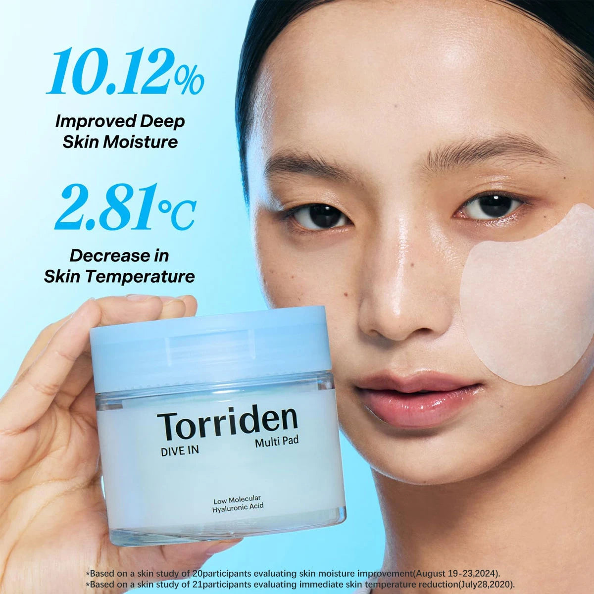 Hyaluronic Acid Toner Pads - 80 Pack Hydrating Exfoliating Face Pads