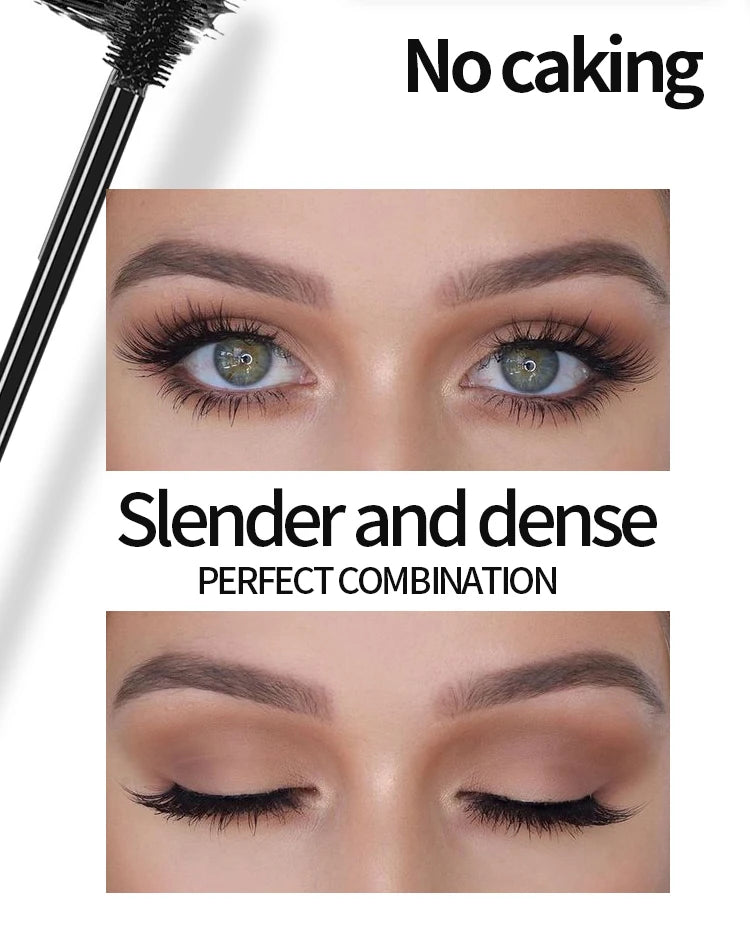 3-in-1 Eye Makeup Set - Waterproof Mascara Eyeliner Eyebrow Pencil Kit