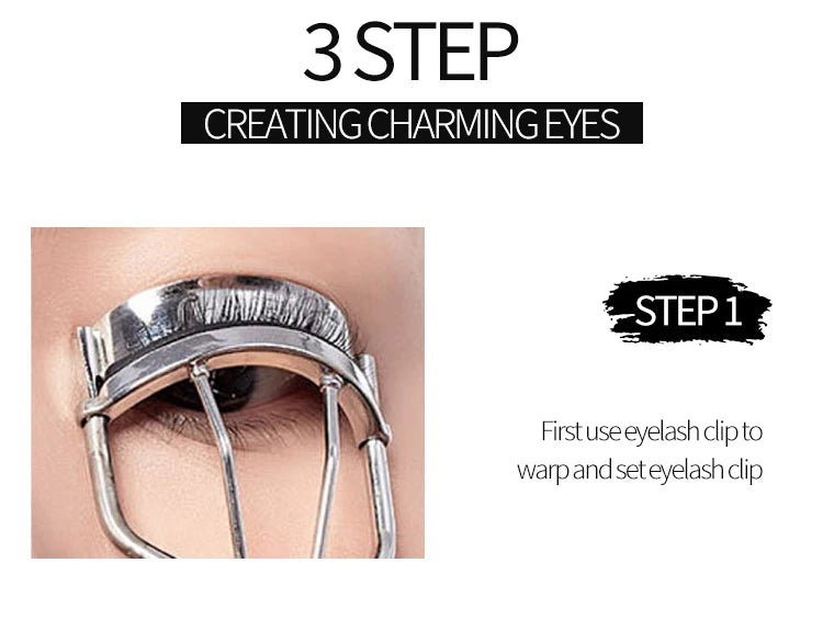 3-in-1 Eye Makeup Set - Waterproof Mascara Eyeliner Eyebrow Pencil Kit