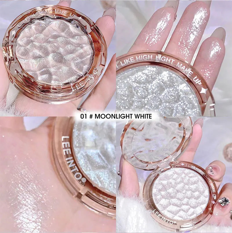 Highlighter & Contour Palette - Bronzer Shimmer Glow Powder Makeup Kit