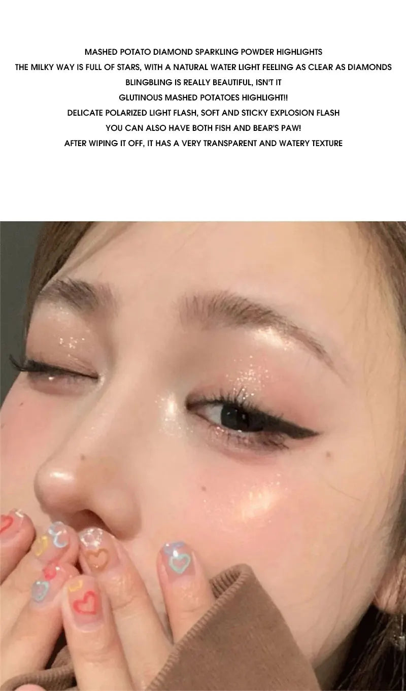 Highlighter & Contour Palette - Bronzer Shimmer Glow Powder Makeup Kit