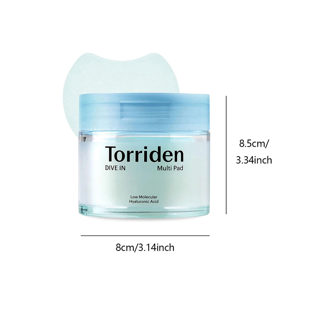 Hyaluronic Acid Toner Pads - 80 Pack Hydrating Exfoliating Face Pads