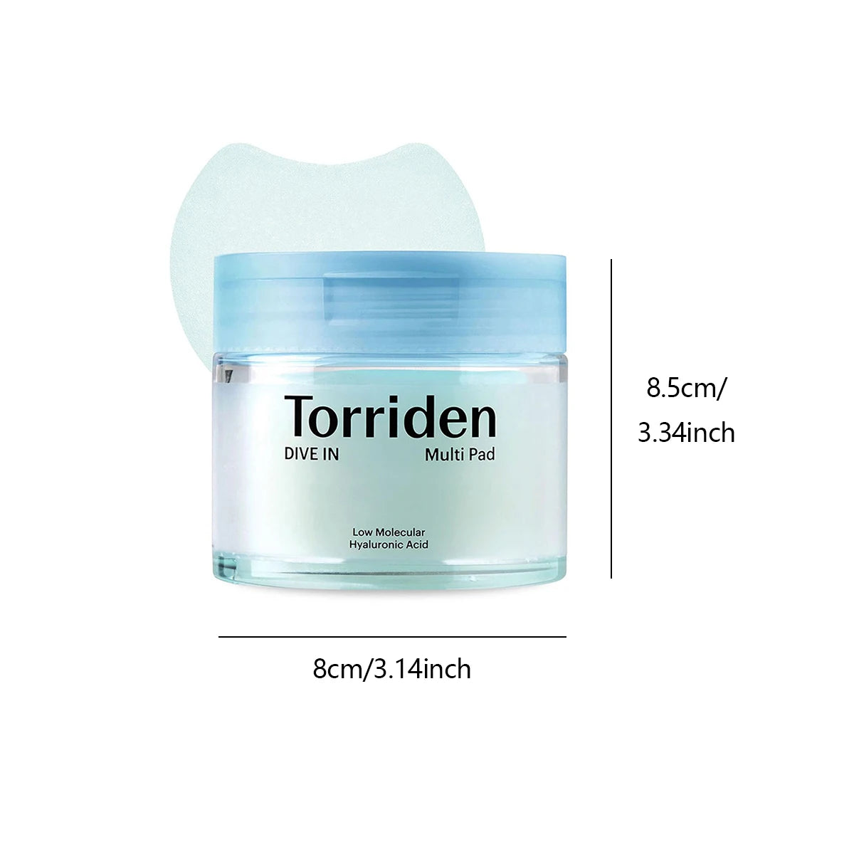 Hyaluronic Acid Toner Pads - 80 Pack Hydrating Exfoliating Face Pads